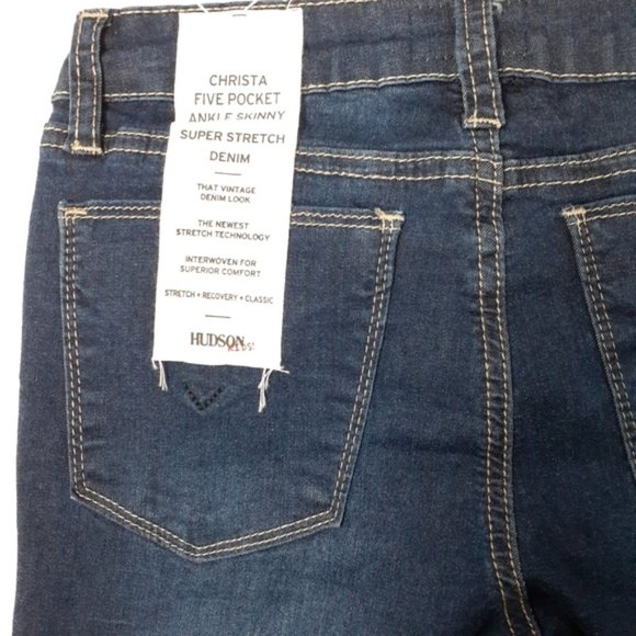 HUDSON Christa Release Hem Skinny Jeans - Picture 5 of 8